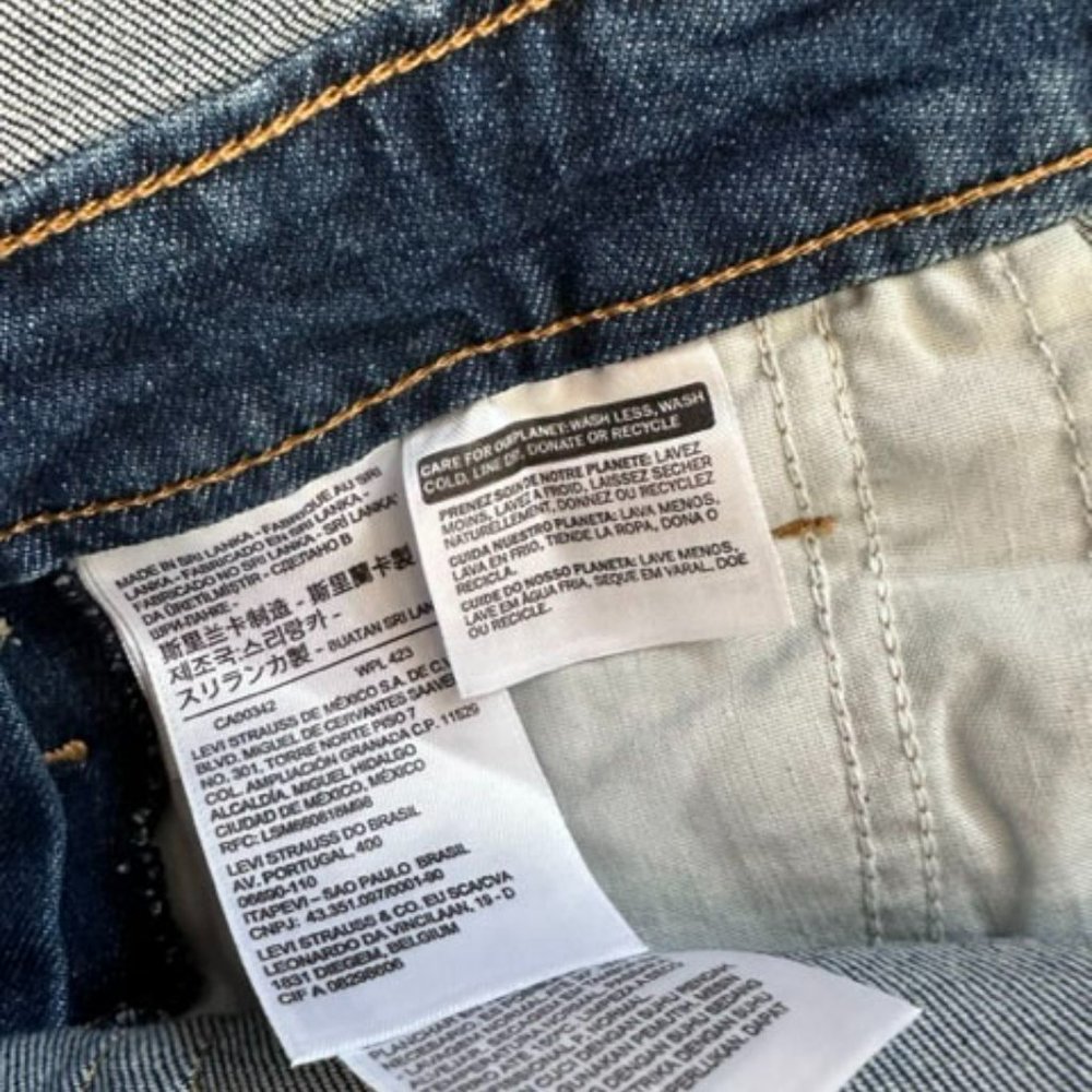 Women's Levi's Plus Size Denim Overalls - Size 18W - Picture 5 of 16